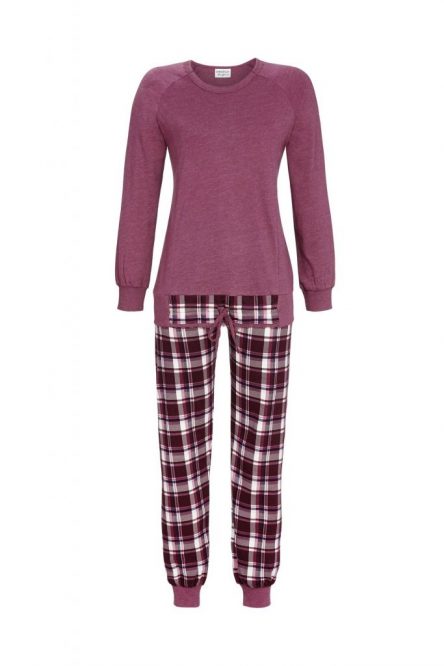 Pijama de manga larga de punto